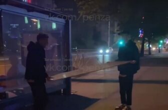 В Пензе нашли несовершеннолетних, разгромивших остановку на улице Володарского